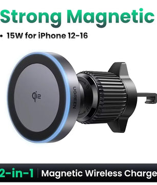 Ugreen 15W ABS USB Type-C Car Magnetic Car Holder For iPhone