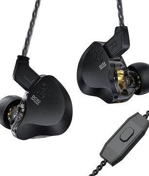 2 Pins Metal Dynamic Vocalism Bluetooth Ear Monitor Wire Headphone