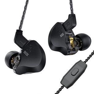 2 Pins Metal Dynamic Vocalism Bluetooth Ear Monitor Wire Headphone