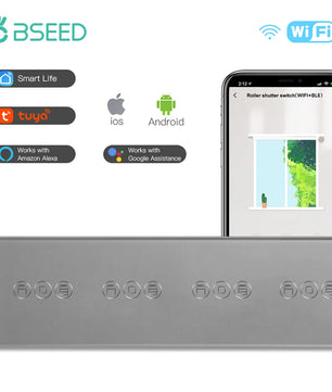 Bseed Alloy Multi Gang Roller Shutter APP Control Wifi Switch
