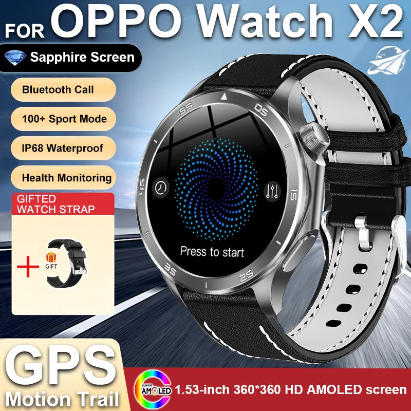 Silica Gel Waterproof Android Round Shape On-Wrist Smartwatch