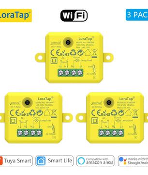LoraTap 10A Plastic Wireless Switch Socket Relay Module Kit