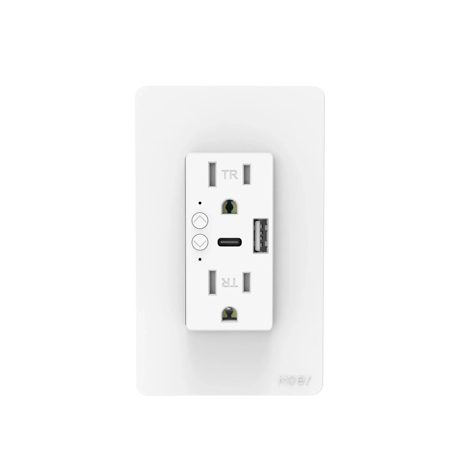 MOES Tuya WiFi Smart Wall Outlet USB Type C Socket