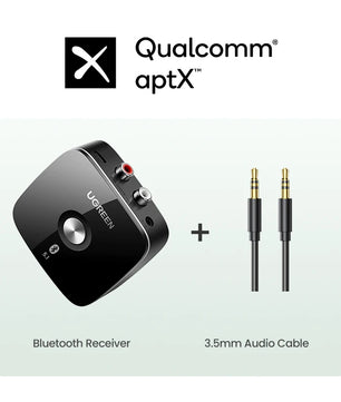 Ugreen Bluetooth RCA Receiver 5.1 AptX HD Aux Adapter