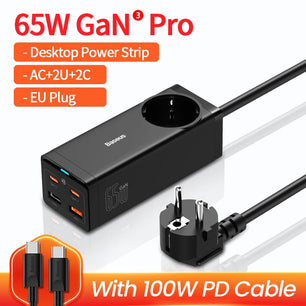 Baseus 65W 100W USB Type-C Fast Charger For iPhone and MacBook