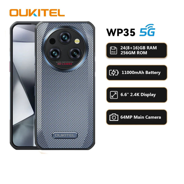 WP35 5G Rugged Android Normal Screen Fast Charging Smartphone