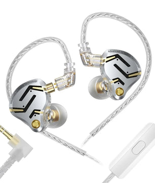 Metal Hybrid Technology Vocalism Wired Communication Earphones