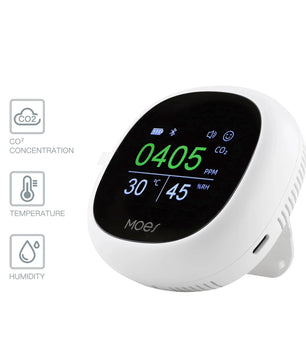 MOES Tuya WiFi Air Quality Monitor Temperature Humidity CO2 Detector