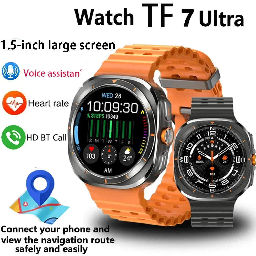 Silica Gel Waterproof Bright Screen Bluetooth Round Shape Smartwatch