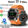 Silica Gel Waterproof Bright Screen Bluetooth Round Shape Smartwatch