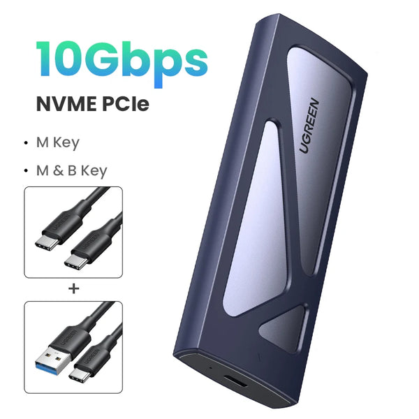 Ugreen 10Gbps 1.8" 2TB M.2 NVMe High Speed External SSD Enclosure