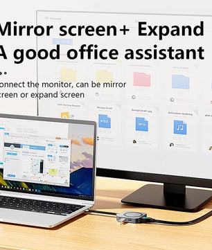 8-IN-1 Aluminum Alloy USB Type-C Splitter Docking Station Hub