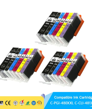 480XXL-481XXL Ink Cartridge For Canon PIXMA TS8140/TS9140 Printer