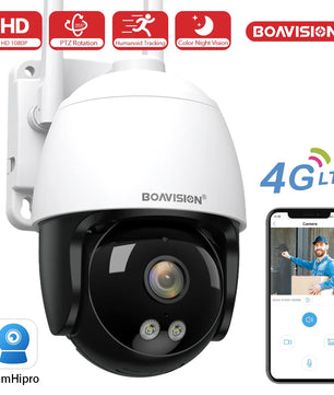 Boavision 2MP 4G Auto Tracking Two Way Audio Dome Camera
