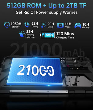 8849 TANK PAD Android Normal Screen Fast Charging Smartphone