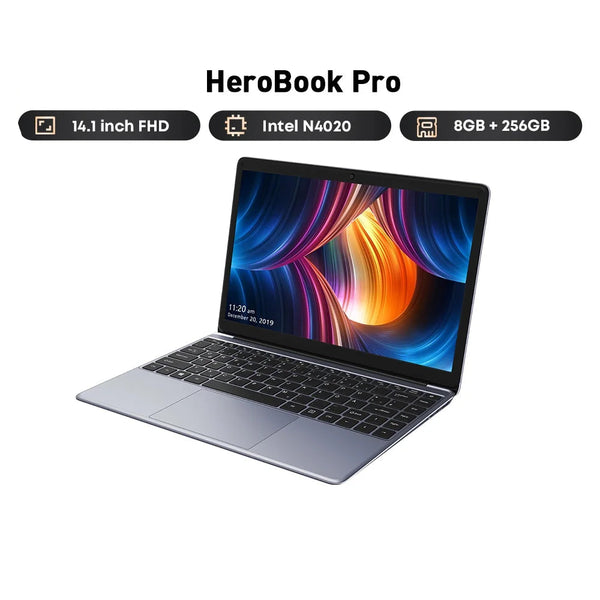 HeroBook Pro 14.1" Intel UHD 600 Dual Core Windows 11 Laptop