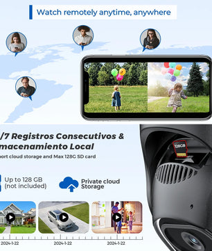 IP66 8MP Digital Zoom WIFI Outdoor Waterproof Surveillance Camera