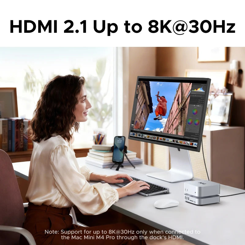 Ugreen 40Gbps Multiport Docking Station For Mac Mini M4 Pro