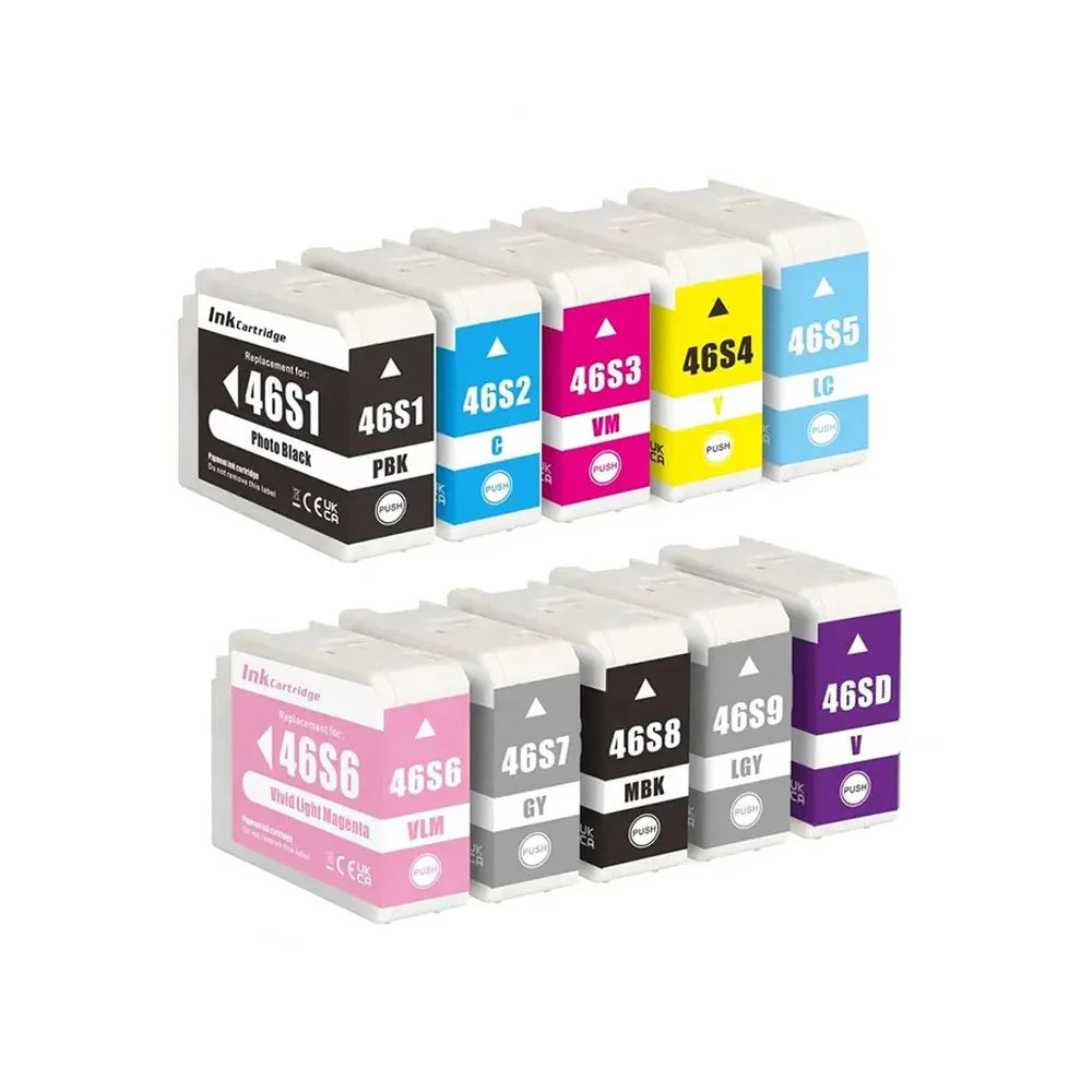 T46S1-T46S8 Ink Cartridge Compatible For Epson SC P700 Printer