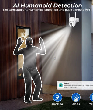 4MP Wireless Solar Human Detection Surveillance Camera