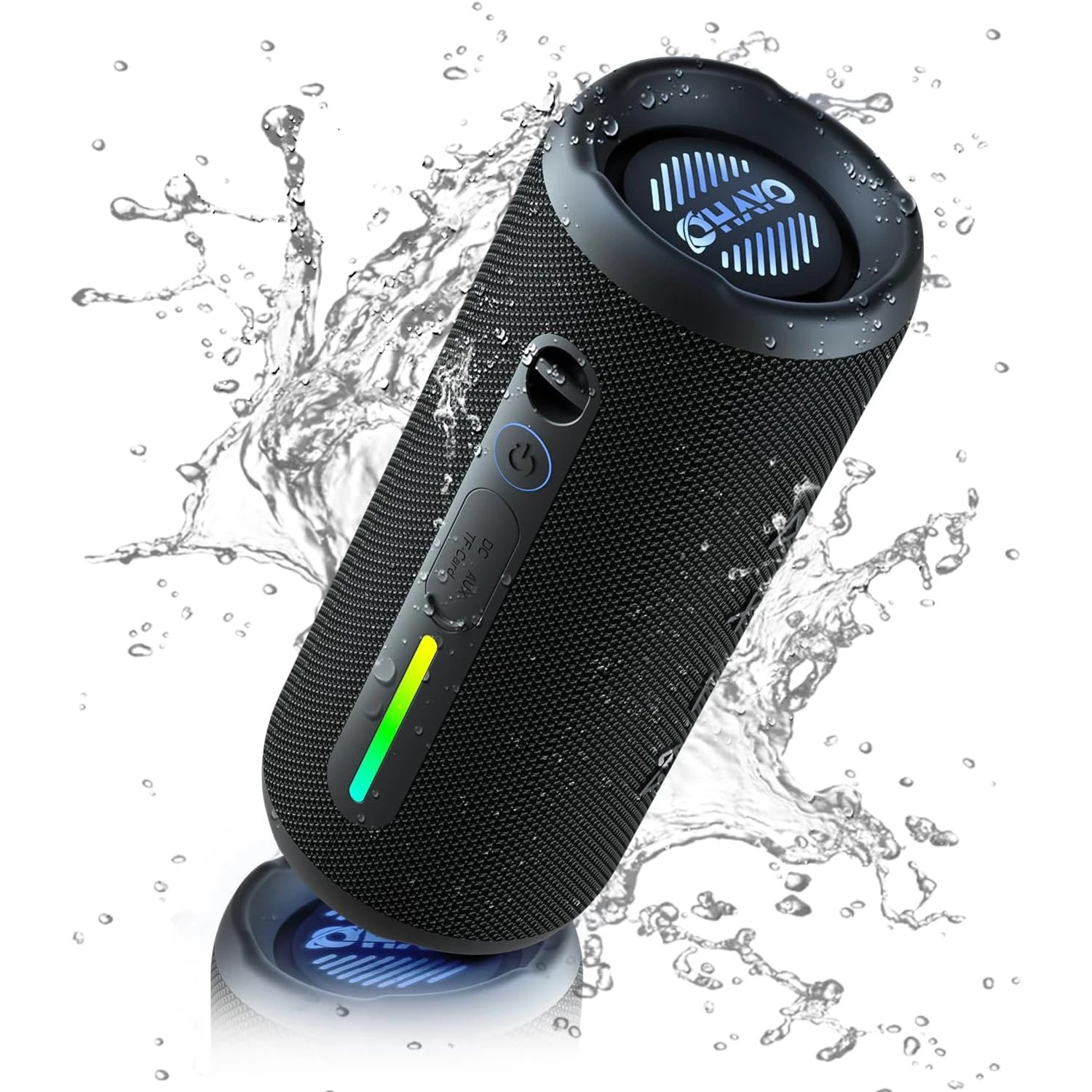 ABS IP67 Bluetooth 5.3 Waterproof Portable Speaker with Lights