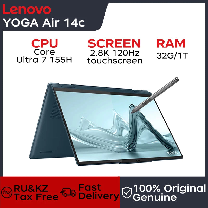 1TB 14“ Intel Core Ultra 7 155H YOGA Air 14c Lenovo Laptop
