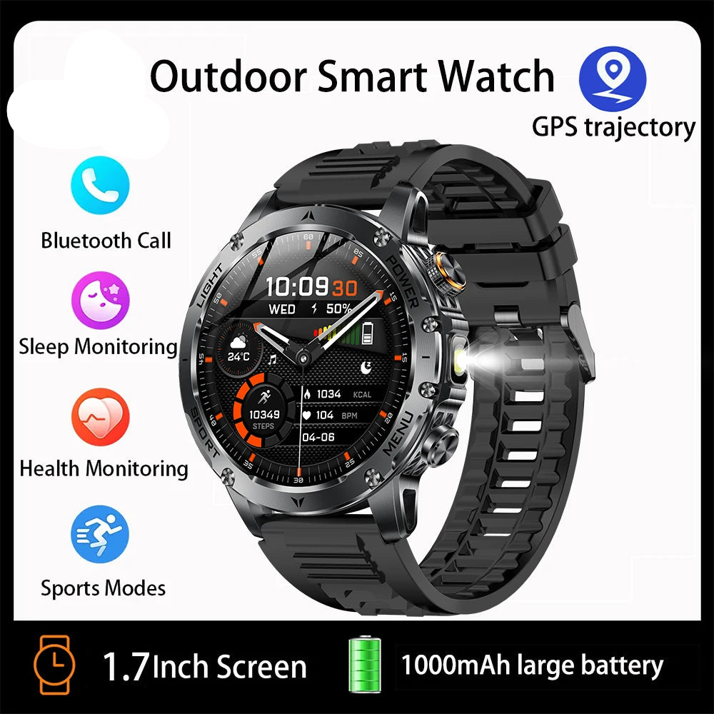 Alloy Waterproof Android Bluetooth Round Shape Smartwatch