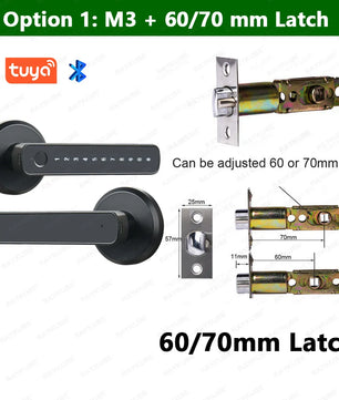 RayKube Stainless Steel Fingerprint Digital Smart Door Lock