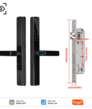 Aluminum Alloy Bluetooth Compatible Electronic Smart Door Lock