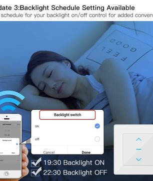 Moes 240V Plastic Curtains Motorized Roller Shutters Blinds Switch