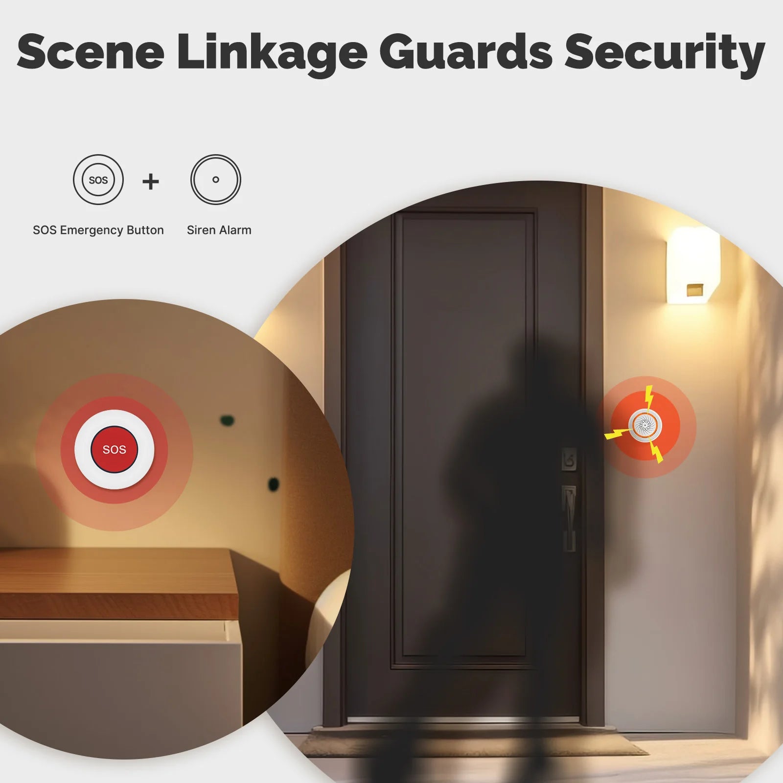 MOES Tuya ZigBee SOS Alarm One Click Button for Emergency Help