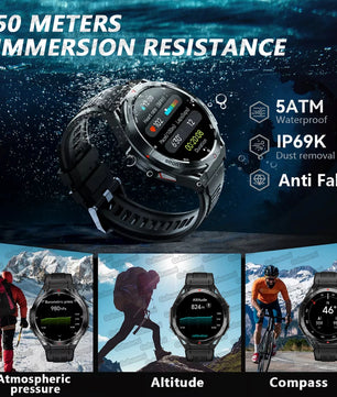 Silica Gel Android GPS Round Shaped Amoled Screen Smartwatch