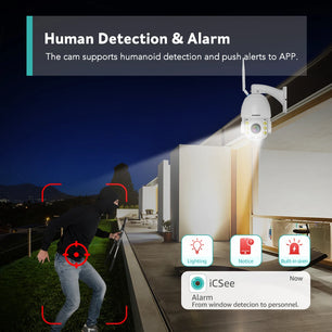 Boavision 8MP WIFI Night Vision Two Way Audio Dome Camera