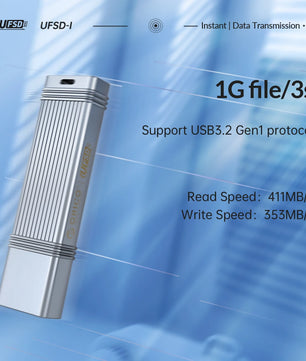 64GB - 512GB USB 3.2 External Flash Memory Solid State Pen Drive