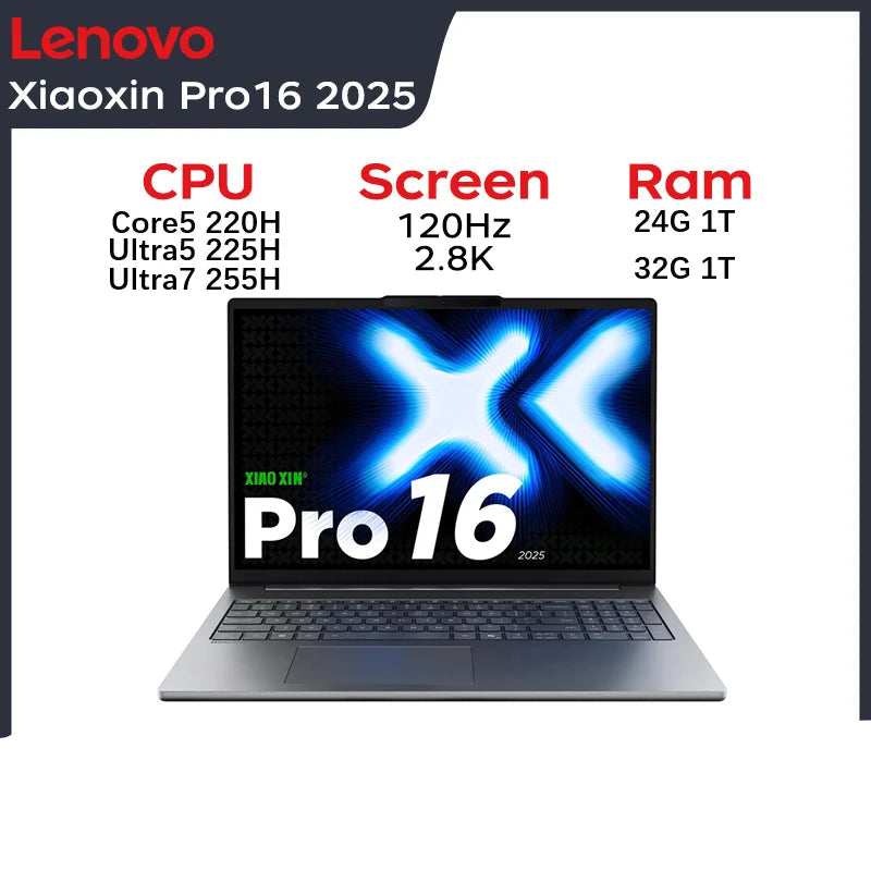 Pro 16 AI Core 16" 2.8K 120Hz OLED C5 220H Lenovo Laptop