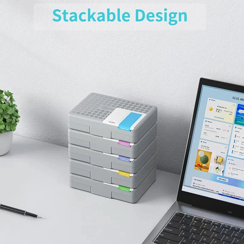 3.5 Inch HDD SSD External Case Hard Drive Storage Box For PC