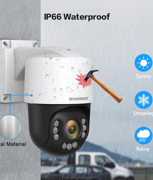 Boavision 5MP IP Humanoid Vehicle Detection Security Camera