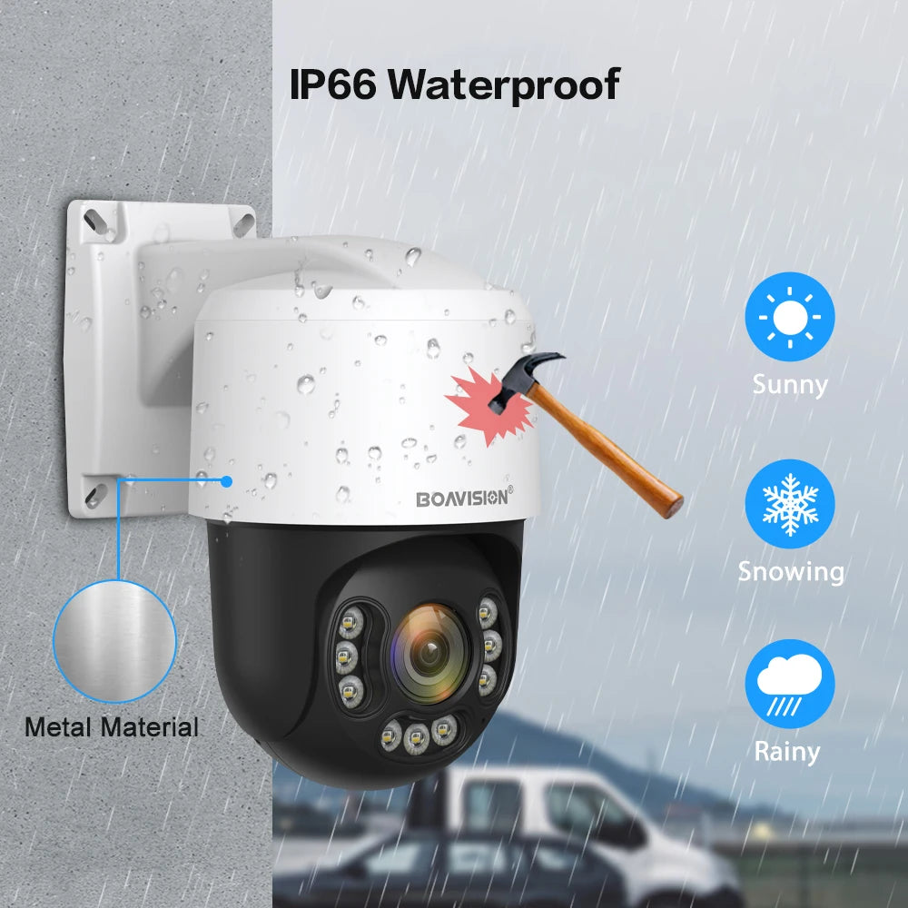 Boavision 5MP IP Humanoid Vehicle Detection Security Camera