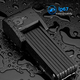 Stainless Steel Fingerprint Bluetooth Folding Bike Waterproof Lock
