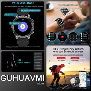 Stainless Steel Waterproof Android Round Shaped Bluetooth Smartwatch