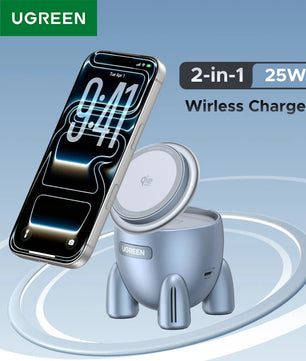 Ugreen 20W ABS USB Type-C Wireless Charger For iPhone 16 Pro Max