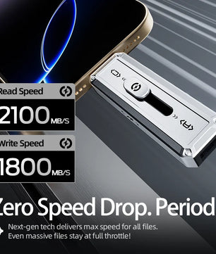 128GB - 2TB USB 3.2 External Flash Memory Solid State Pen Drive