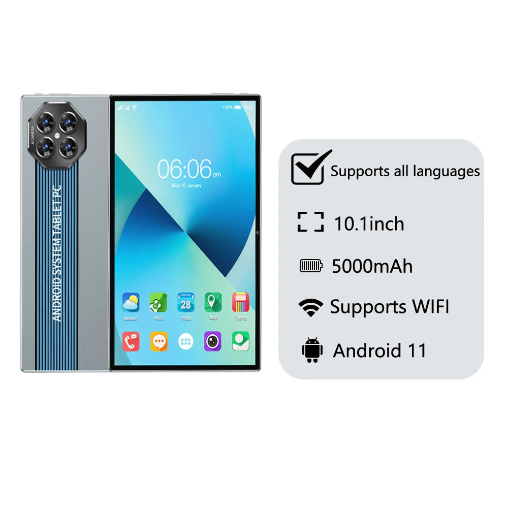 5000mAh 5MP 4GB RAM 64GB ROM Fast Charging 10.1 Inch Tablet
