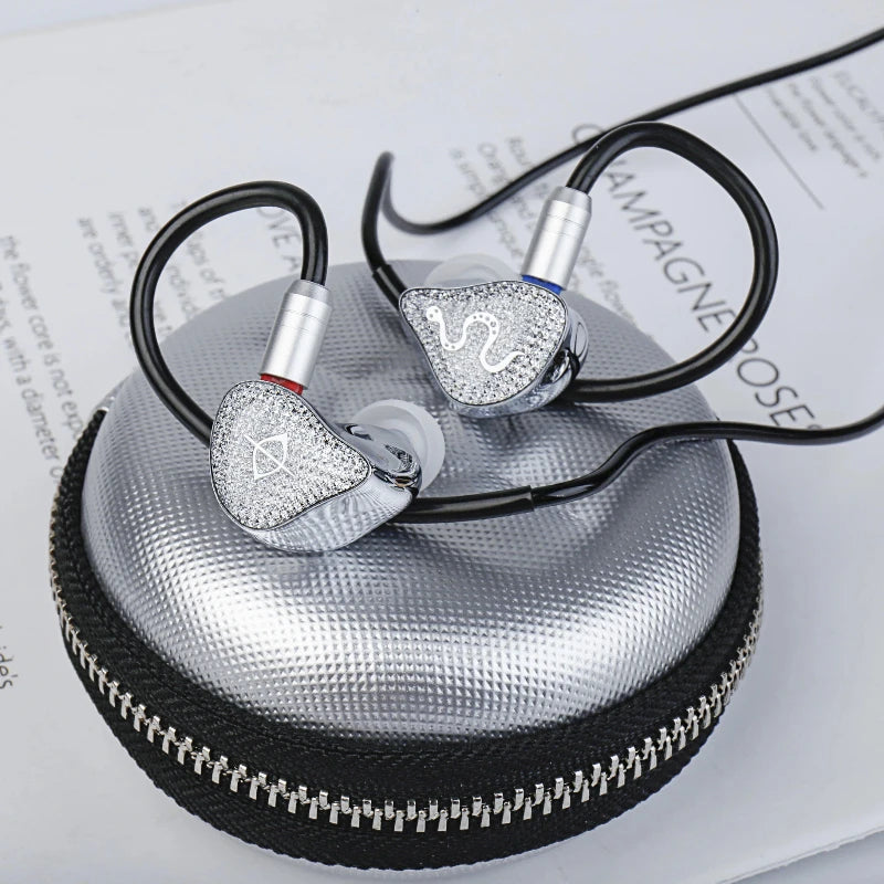 Metal 3.5mm Dynamic Vocalism Composite Diaphragm Earphones