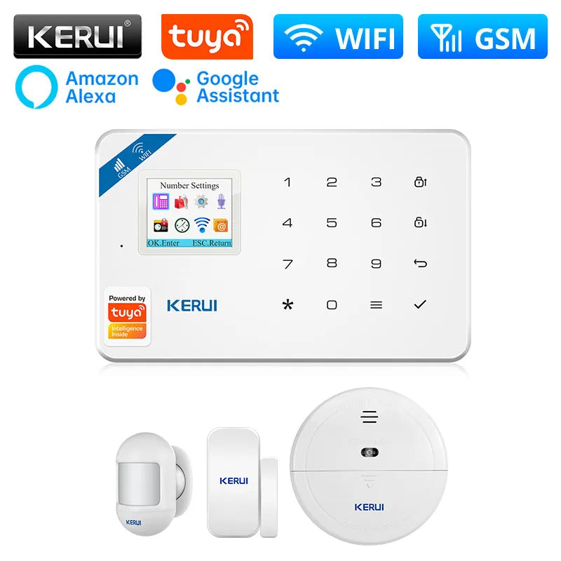 Kerui Plastic Smart Wireless Motion Detector Security Sensor Kit