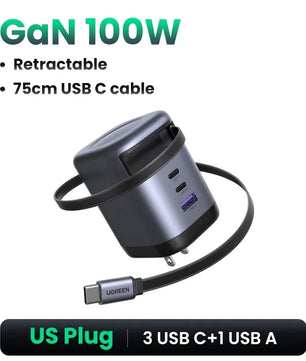 Ugreen 100W Alloy USB Type-C Charge For Laptop MacBook Pro