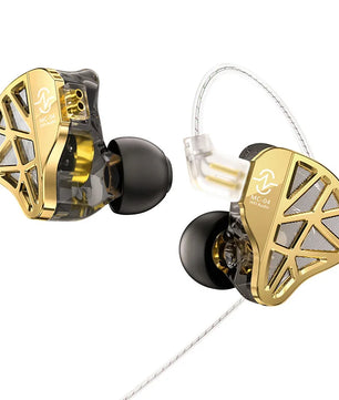 3.5mm PVC Wired Hybrid Vocalism HiFi Monitor Hybrid Earphones