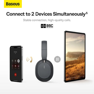 Baseus Plastic Wireless Bluetooth Comfortable Gaming Headset