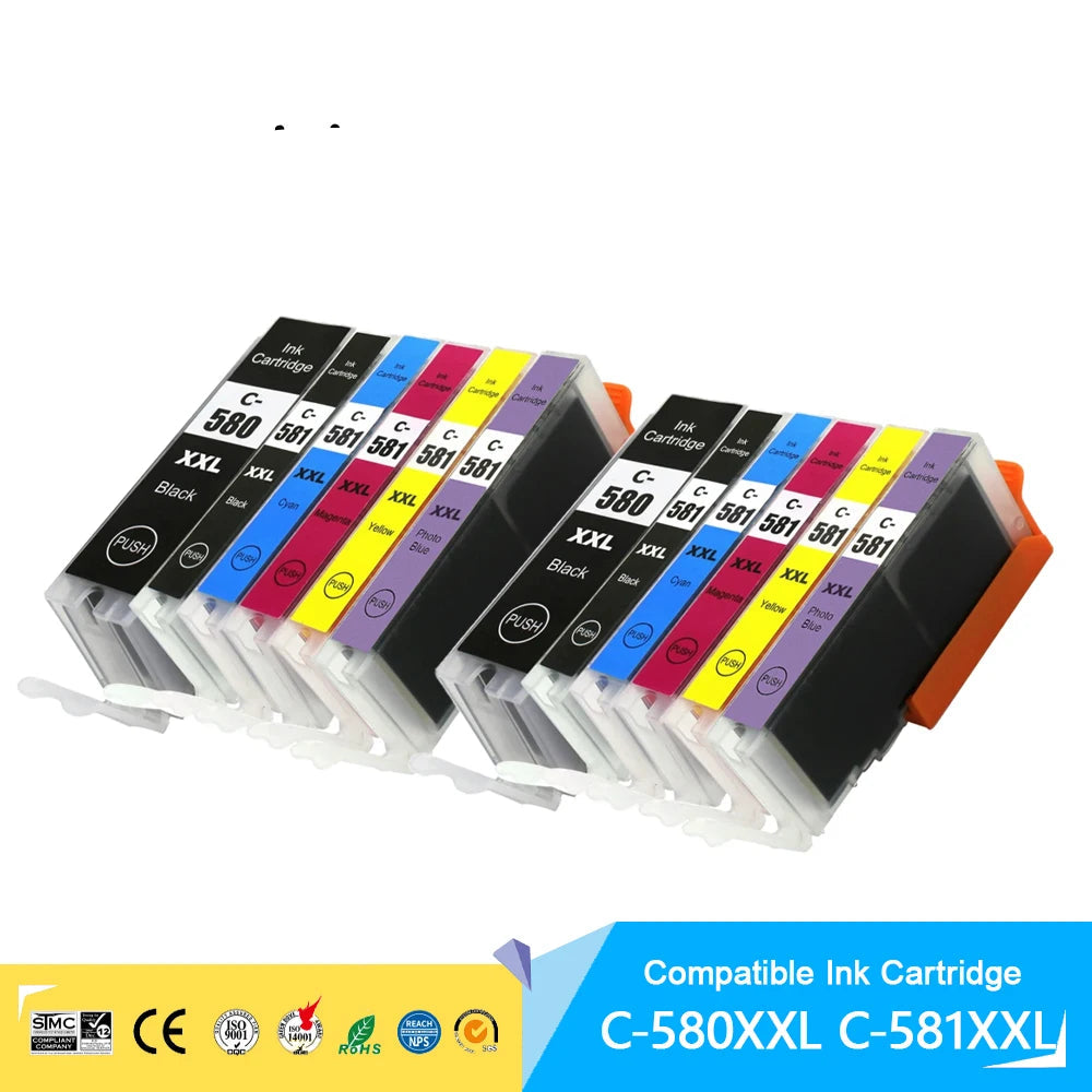 PGI 580XXL CLI 581XXL Ink Cartridge for Canon PIXMA TR7550 Series