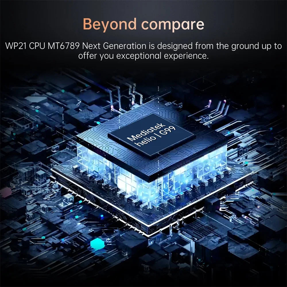 9800mAh 6.78" 12GB 256GB Android WP21 Rugged 4G Smartphone